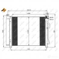 Радиатор кондиционера NRF 35569 NG 52H 8718042024510 1787796 - Изображение 3
