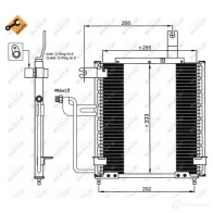 Радиатор кондиционера NRF KEI5I 11 35744 8718042025456 1787893 - Изображение 2