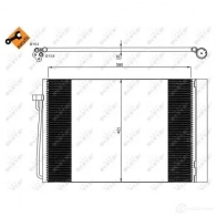 Радиатор кондиционера NRF 35537 8718042024190 1787768 7 M6KF6 - Изображение 2