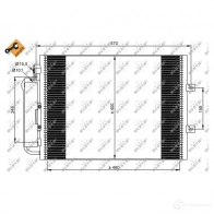Радиатор кондиционера NRF 35879 DFQL DP9 1787996 8718042085047 - Изображение 2