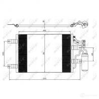 Радиатор кондиционера NRF 350214 1787461 68Y JET 8718042166999 - Изображение 4