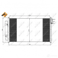 Радиатор кондиционера NRF 35878 B 88E4IN 1787995 8718042085207 - Изображение 2