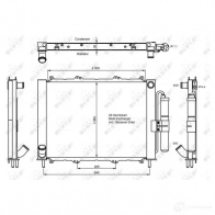 Радиатор кондиционера NRF 8718042148582 1787407 350058 Z10E ST - Изображение 2