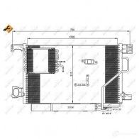 Радиатор кондиционера NRF 350313 8718042179005 F FZ8O 1424953668 - Изображение 2