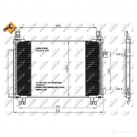 Радиатор кондиционера NRF 26NEB 7M 1787875 8718042025357 35654 - Изображение 2