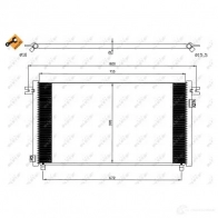 Радиатор кондиционера NRF 350066 ZX4 VFFV 8718042148667 1787415 - Изображение 4
