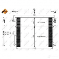 Радиатор кондиционера NRF 350038 1787387 H JUEV 8718042129079 - Изображение 4