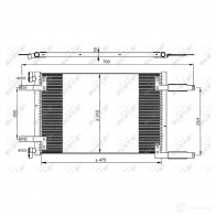 Радиатор кондиционера NRF TEG5 5 350355 1424953684 8718042307439 - Изображение 7
