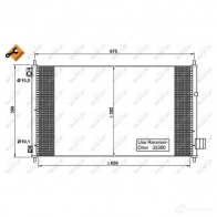 Радиатор кондиционера NRF 8718042056849 IW 7DK 35780 1787926 - Изображение 2