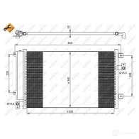 Радиатор кондиционера NRF 35942 8718042115461 L2N655 O 1788058 - Изображение 2
