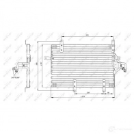 Радиатор кондиционера NRF 8718042019998 Z3UE C2 1787505 35052 - Изображение 2