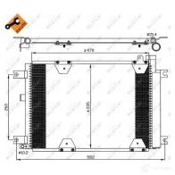 Радиатор кондиционера NRF HK1 011 35580 8718042024626 1787805 - Изображение 2