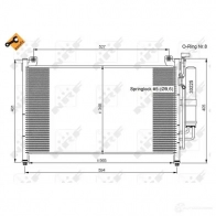 Радиатор кондиционера NRF 1787987 8718042083494 35870 VKR TCM - Изображение 2