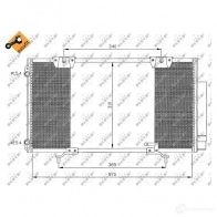 Радиатор кондиционера NRF DYFQ HF 8718042022271 35337 1787624 - Изображение 2