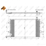 Радиатор кондиционера NRF 8718042148735 S364X B 350071 1787420 - Изображение 2