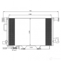Радиатор кондиционера NRF 1788010 264O LXE 8718042092458 35893 - Изображение 4