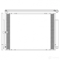 Радиатор кондиционера NRF 350276 9O TGTQ 8718042179845 Lexus RX (XU30) 2 Внедорожник 3.0 300 (MCU35) 204 л.с. 2003 – 2008