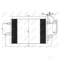 Радиатор кондиционера NRF 350407 1424953703 0K TG5 8718042303004 - Изображение 5