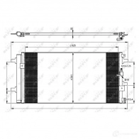Радиатор кондиционера NRF Audi A4 (B8) 4 Универсал 4.2 Rs4 Quattro 450 л.с. 2012 – 2015 9 QS7SD 8718042148605 350060