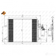 Радиатор кондиционера NRF 8718042102492 1788046 4XQ SH73 35930 - Изображение 2