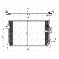 Радиатор кондиционера NRF 77 RRP 35754 1787901 8718042025531 - Изображение 2