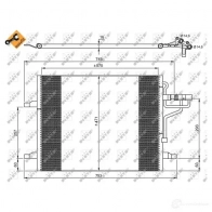 Радиатор кондиционера NRF DA R1AV 35936 8718042112057 1788052 - Изображение 2