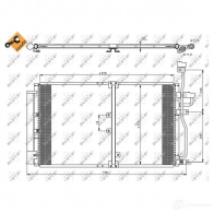 Радиатор кондиционера NRF 1787942 M3FNA BS 35797 8718042077288 - Изображение 2