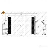 Радиатор кондиционера NRF 5H8 TZ46 350064 8718042148643 1787413 - Изображение 4