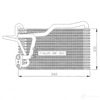 Радиатор кондиционера NRF 8718042304872 350419 BQFI O4S 1424953715 - Изображение 2