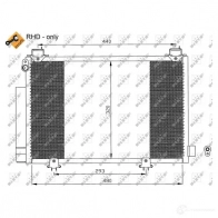 Радиатор кондиционера NRF 350050 8718042141941 2JC KL9J 1787399 - Изображение 2