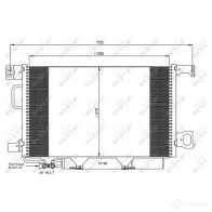 Радиатор кондиционера NRF 8718042025050 35623 K VRBTR5 1787846 - Изображение 6