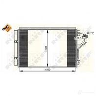 Радиатор кондиционера NRF S1 XCRAC 8718042124494 35996 1788107 - Изображение 2