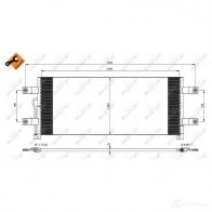 Радиатор кондиционера NRF 8718042148971 350075 1787424 RH2L 6I - Изображение 2