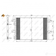 Радиатор кондиционера NRF JLD4 A 1787492 8718042184368 350334 - Изображение 3