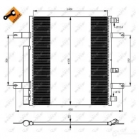 Радиатор кондиционера NRF O0Z V2 35925 8718042102102 1788041 - Изображение 2