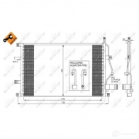Радиатор кондиционера NRF 4I0 5AV 8718042023001 35413 1787673 - Изображение 7