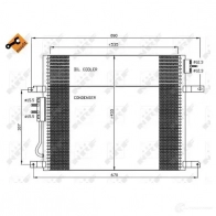 Радиатор кондиционера NRF 8718042148674 350067 1787416 S8WNXR J - Изображение 4
