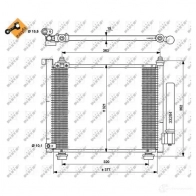 Радиатор кондиционера NRF 812CC3 L 8718042175892 350231 1787478 - Изображение 5