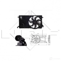 Радиатор кондиционера NRF 1788013 F4T A52 8718042093950 35896 - Изображение 4
