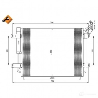 Радиатор кондиционера NRF 1787568 8718042021403 Z 0RSBNX 35247 - Изображение 3