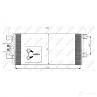 Радиатор кондиционера NRF 350203 1787450 9H4CP E 8718042160843 - Изображение 3