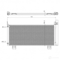 Радиатор кондиционера NRF 1787434 8718042159663 SJV9 Z 350085 - Изображение 3