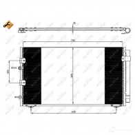 Радиатор кондиционера NRF 1787434 8718042159663 SJV9 Z 350085 - Изображение 4