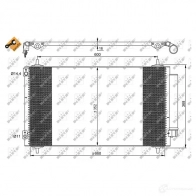 Радиатор кондиционера NRF 35935 1788051 ZU9K RSV 8718042111906 - Изображение 2