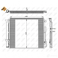 Радиатор кондиционера NRF 350333 1787491 9SK7 9Z 8718042184351 - Изображение 2
