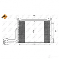 Радиатор кондиционера NRF 1787933 BR6GOX X 8718042064806 35787 - Изображение 2