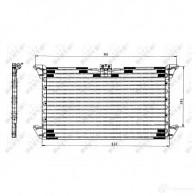 Радиатор кондиционера NRF 35062 L9JR 1G 8718042020048 1787510