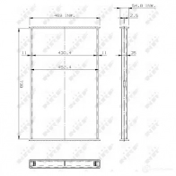 Радиатор NRF 29733 1438016440 X WFD3 - Изображение 1