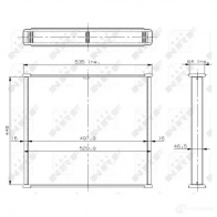 Сетка радиатора двигателя NRF JQP DO4 1438016630 18722