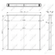 Радиатор NRF F56UR 0 1438017288 29570 - Изображение 2